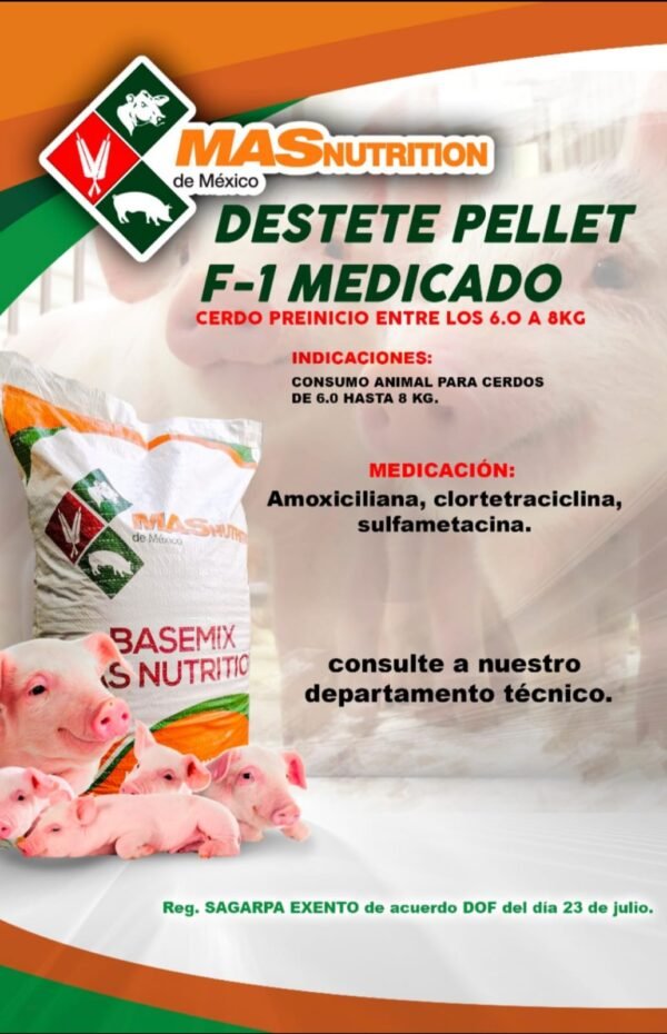 Destete Pellet fase 1