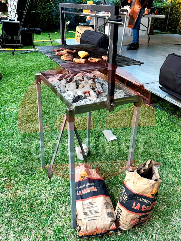 Asador para carnes tipo argentino básico