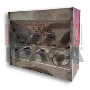 Comedero de acero inoxidable, con TOLVA, para lechones en maternidad